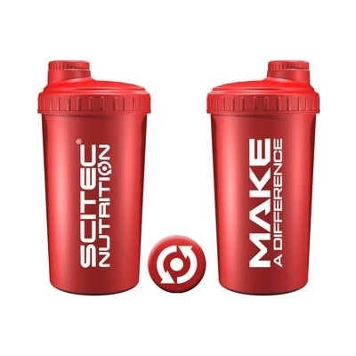 Scitec Nutrition Šejkr 700 ml červená (make a difference)