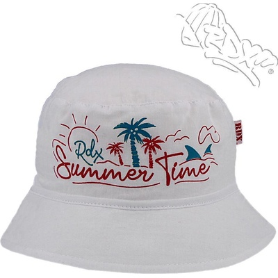 RDX Dievčenský letný klobúk Summer Time Biely