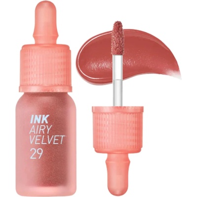 Peripera Ink Airy Velvet 29 What Are You Fig ľahučký lip tint pre hebké a hydratované pery 4 g