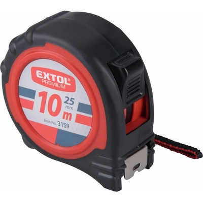 Extol Premium Meter zvinovací, pogumovaný, 10m 3159