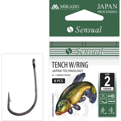 Mikado Háček Sensual Tench W/ring Vel.2 10 Ks