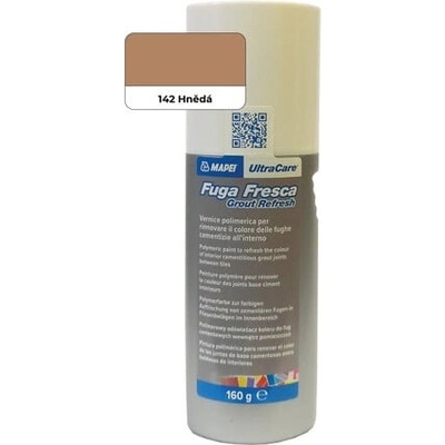 Farba na škáry Mapei Fuga Fresca hnedá 160 g FUGAFRESCA142