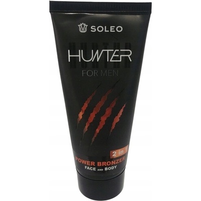 Soleo HUNTER for men pre mužov power bronzer face and body krém do solária 150 ml