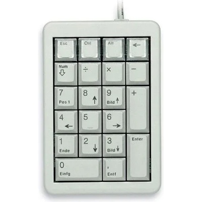 CHERRY Цифрова клавиатура CHERRY G84-4700 Keypad, USB, сива (CHERRY-KEY-G84-4700LUCUS0)