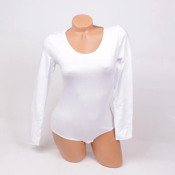 Image 1 of Боди-бикина с дълъг ръкав в бял цвят