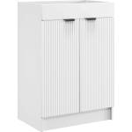 vidaXL Мебел под мивка за баня Бяло 78, 5 x 37, 5 x 81 см (890104)