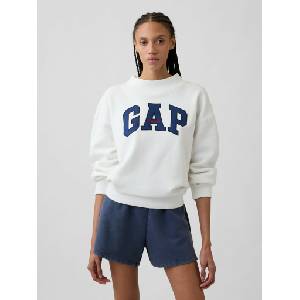 GAP Овърсайз суитчър с логото на GAP GAP | Byal | ЖЕНИ | L-XL