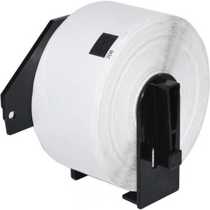 Makki съвместими етикети Brother DK-11208 - Large Address Paper Labels, 38mmx90mm, 400 labels per roll, Black on White - MK-DK-11208 (MK-DK-11208) - zettabytex