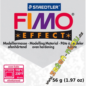 Staedtler Fimo Effect transparentní bílá