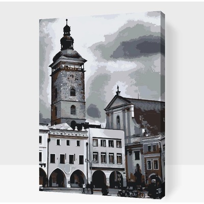 Painting Queens Painting Queens Malování podle čísel České Budějovice 80 × 120 cm vypnuté plátno na rám PBN/CESKEBUDEJOVICE/80X120/W