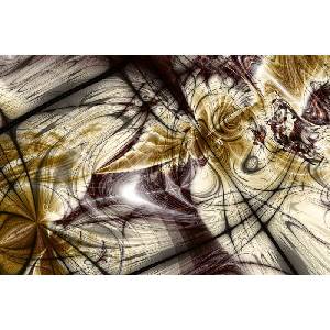 DIMEX ART Флизелинов фототапет футуристични вълни 375 x 250 см
