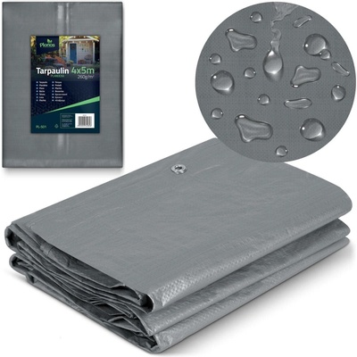 Plonos PL-501 krycí plachta HDPE 4 x 5 m 260 g/m² šedá