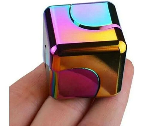 Fidget Spinner Cube Rainbow