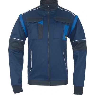 ČERVA Bunda MAX ECO STRETCH s odepínacími rukávy Modrá