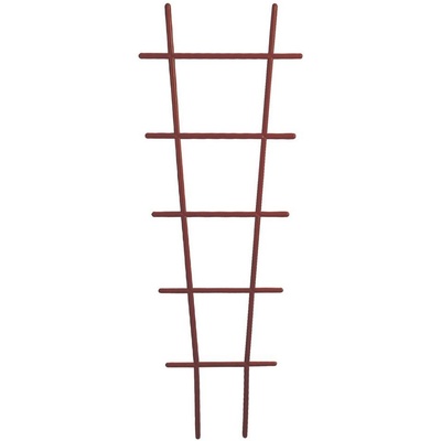 Podpera na kvety DRAB rebrík 56cm hnedá