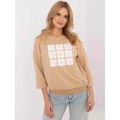 Blouse CLM-BZ-1268.67-camel krémová Calimera