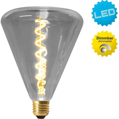 Näve LED žárovka Dilly E27 4W 2200K, šedá tónovaná 4121816