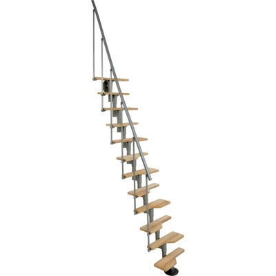 Minka STAIRS modulové schodiště Vienna buk/šedá, 293,8 cm