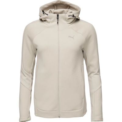 Puma Evostripe Full Zip Hoody béžová strieborná