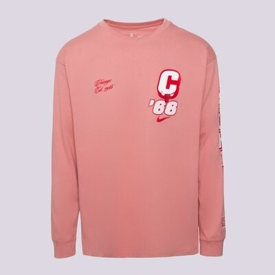 Nike Тениска Chi M Nk Cts Ogc Vsy Ls Tee Nba мъжки Дрехи Тениски HF1652-618 Червен L (HF1652-618)