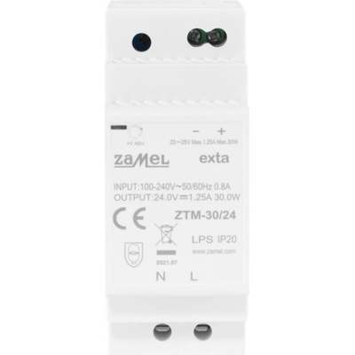 Napájecí adaptér EXTA ZTM-30/24 30 W 1,25 A 24 V