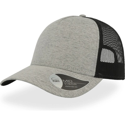 Atlantis Headwear Rapper Melange Trucker 5 panelová COT33019503999-light grey Šedá světlá