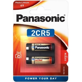 Panasonic Батерия литиева Panasonic 2CR-5L/1BP, 2CR5, 6V, 1бр (2CR-5L/1BP)