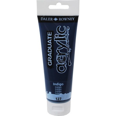 Daler-Rowney Graduate АКРИЛНА боя Indigo 120 ml 1 бр (123120127)