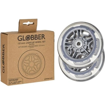 Globber Светещи колела 121mm SET (Бял) (538-003)
