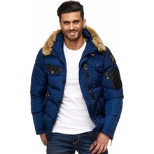 Cipo & Baxx pánska bunda CM120 NAVY BLUE