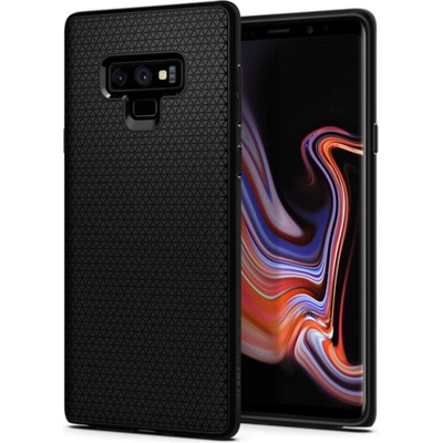 Spigen Liquid Air Case - тънък силиконов (TPU) калъф за Samsung Galaxy Note 9 (черен-мат)