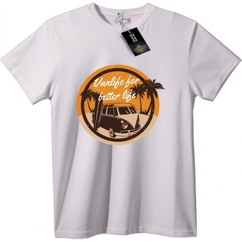 NOONEBRAND Тениска Ван Живот за По-Добър Живот - 2XL, White