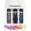 Trender Каишки Trender - Trio Bundle, 22 mm, 3 броя, сива/черна/синя (TR-TRIO15)