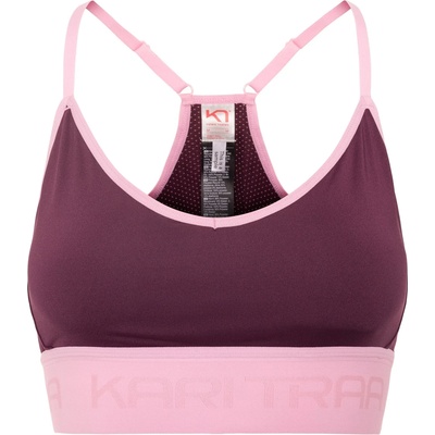 Kari Traa Дамски спортен сутиен Kari Traa Women's Var Sports bra - Wine - размер XS (114-2284-0511)