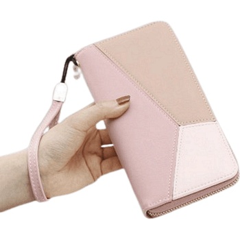 Дамски портфейл метален цип 110-6