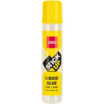 Deli StickUp 50 ml прозрачно лепило с лубрикираща глава DEL07302 (DEL07302)