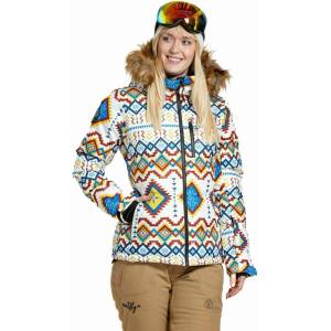 Meatfly дамска SNB & SKI якета Bonie White Jones Meatfly | Byal | ЖЕНИ | L