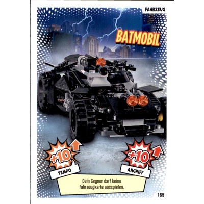 Lego Batman 166 Batgleiter Fahrzeugkarte DE