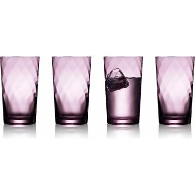 Vienna Vysoké sklenice Leopold 4 kusy fialové 31723 400 ml