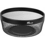 Horecano - Метален панер кръгъл ф25xh10см MATT BLACK HOME-(KM024A) (0185166)