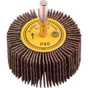 Graphite Kotouč lamelový na stopce 60 x 30 mm K80 55H759