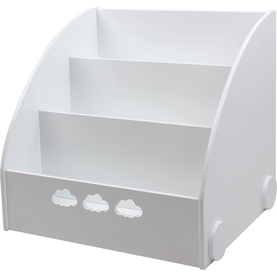 Ginger Home Етажерка-органайзер за книжки и играчки Ginger Home - Облак, бяла (TF5733)