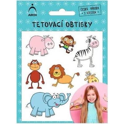 ARCH Dětské tetovací obtisky Zvířátka 2531