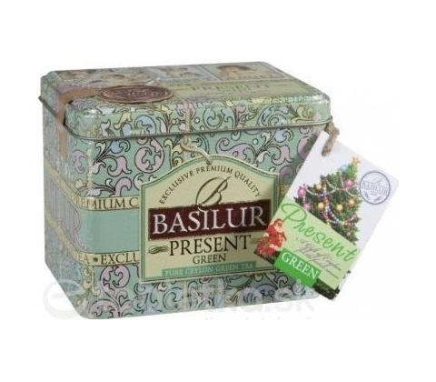 Basilur Present green plech 100 g