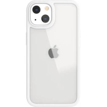 SwitchEasy AERO Plus Case - хибриден удароустойчив кейс за iPhone 13 (бял-прозрачен)
