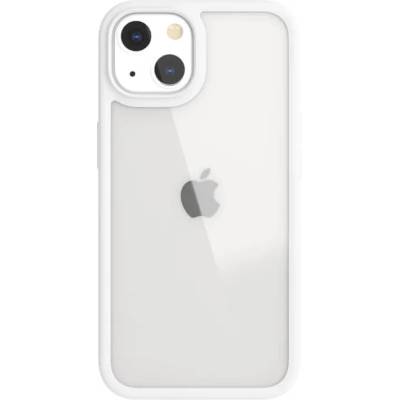 SwitchEasy AERO Plus Case - хибриден удароустойчив кейс за iPhone 13 (бял-прозрачен)