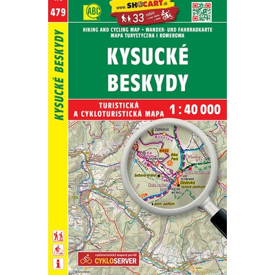 mapa Kysucké Beskydy