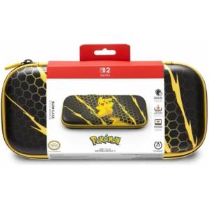 PowerA Защитен калъф PowerA, Nintendo Switch 2, вградена стойка, Pikachu Storm, протектор за конзола (NSCS0553-01)