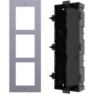 Hikvision DS-KD-ACF3 - zápustný rámček 3 moduly