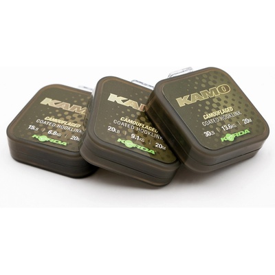 Korda šňůra Kamo Coated Hooklink 20m 15lb